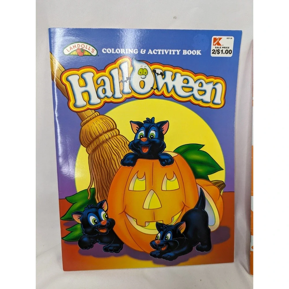 Landolls Halloween Coloring Activity Book Lot of‎ 2 1999 #2